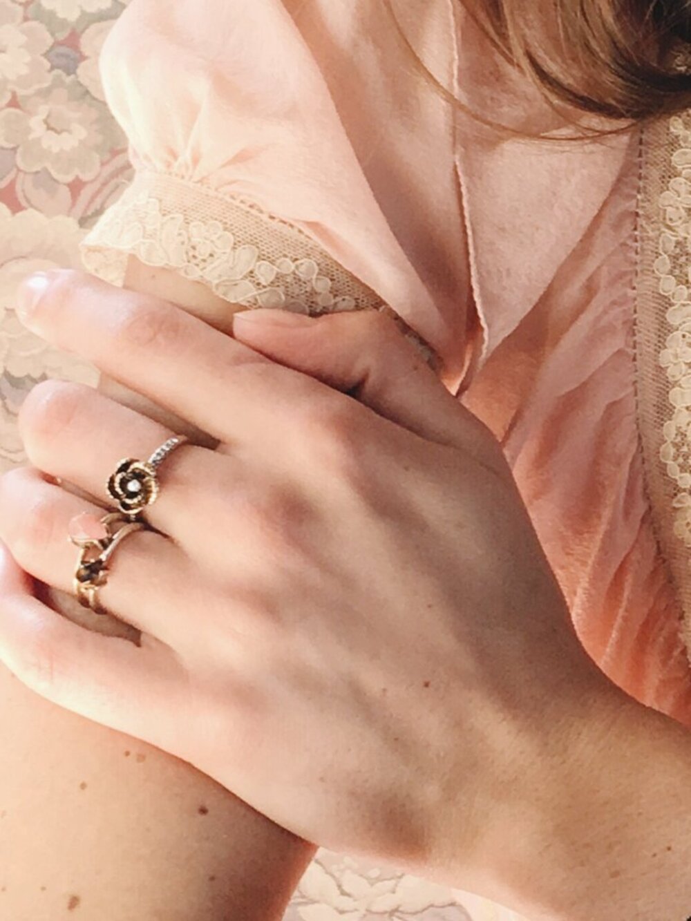 Sunset Vista Stacking Rings